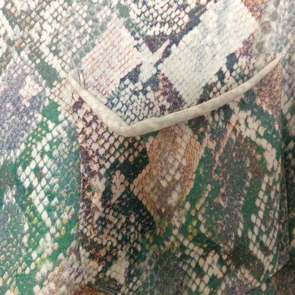 SOLD n:Philanthropy Teal Snake Noir Tank - Picture 8 of 9